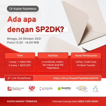Zoom Webinar PajakMania: Ada apa dengan SP2DK?