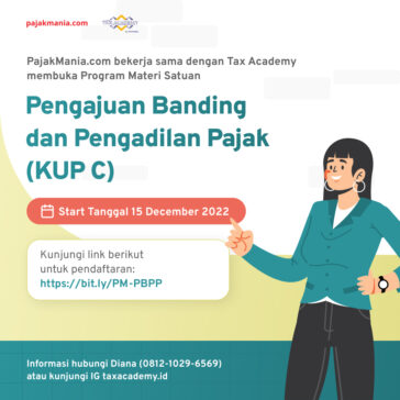 Pengajuan Banding dan Pengadilan Pajak (KUP C)