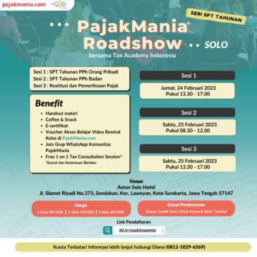 PajakMania Roadshow (Solo)