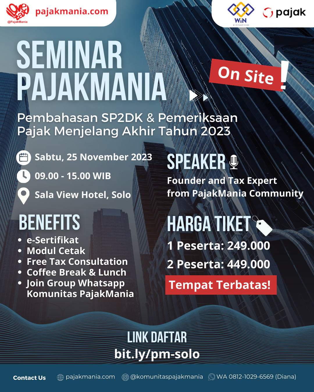 Seminar PajakMania - Portrait