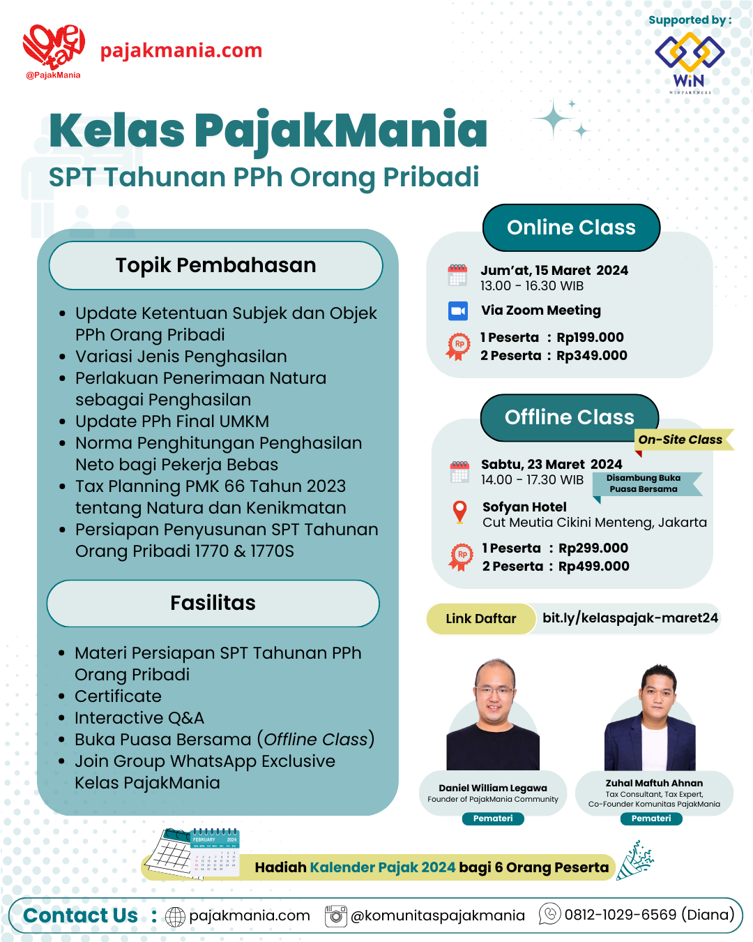 Poster Acara PajakMania - SPT Tahunan PPh Orang Pribadi
