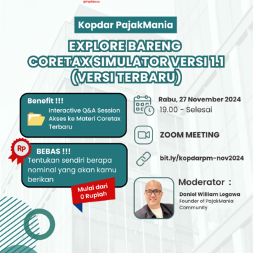 Kopdar PajakMania - Explore Bareng Coretax Simulator Versi 1.1 (Versi Terbaru)