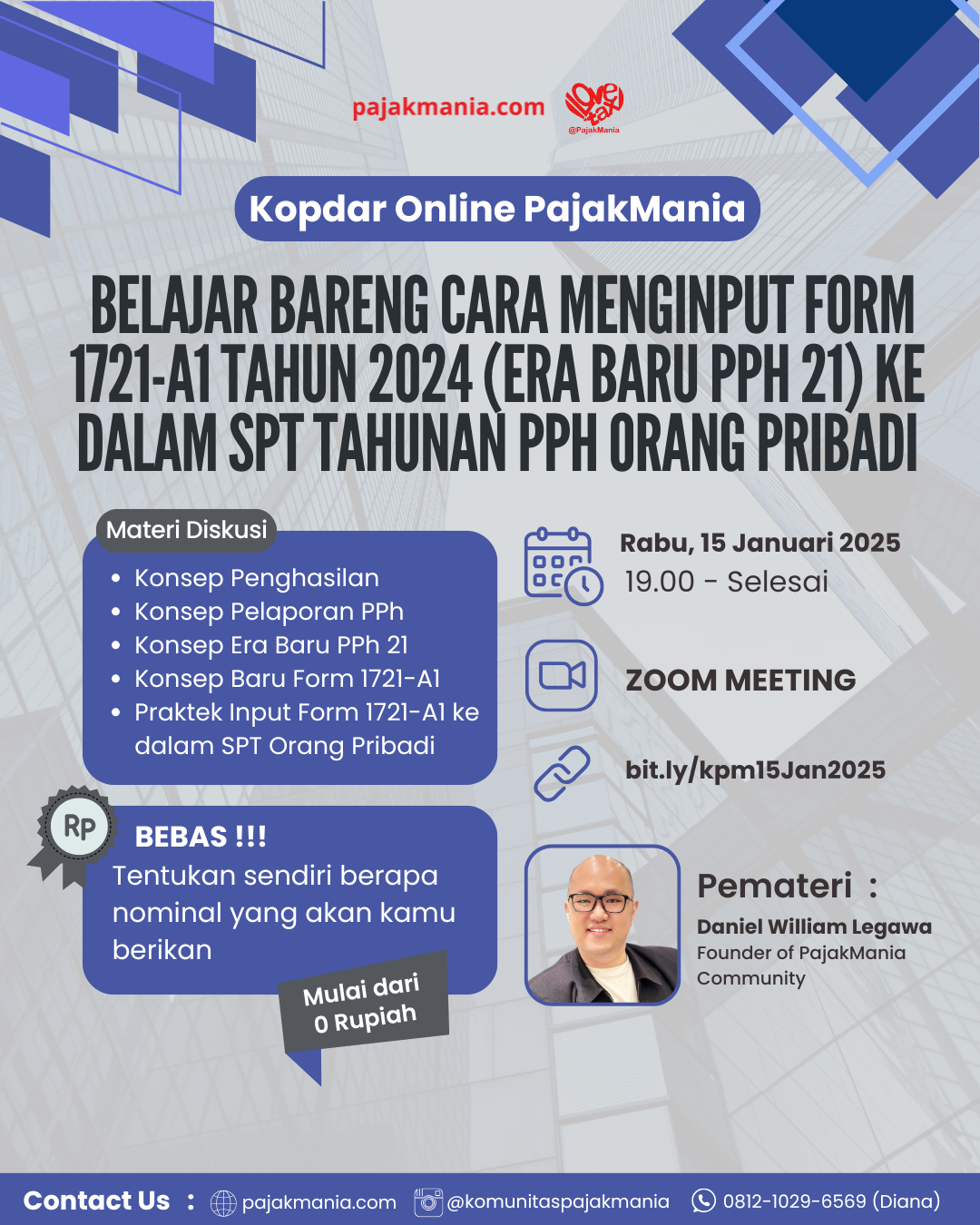 (Portrait) Flyer Acara PajakMania