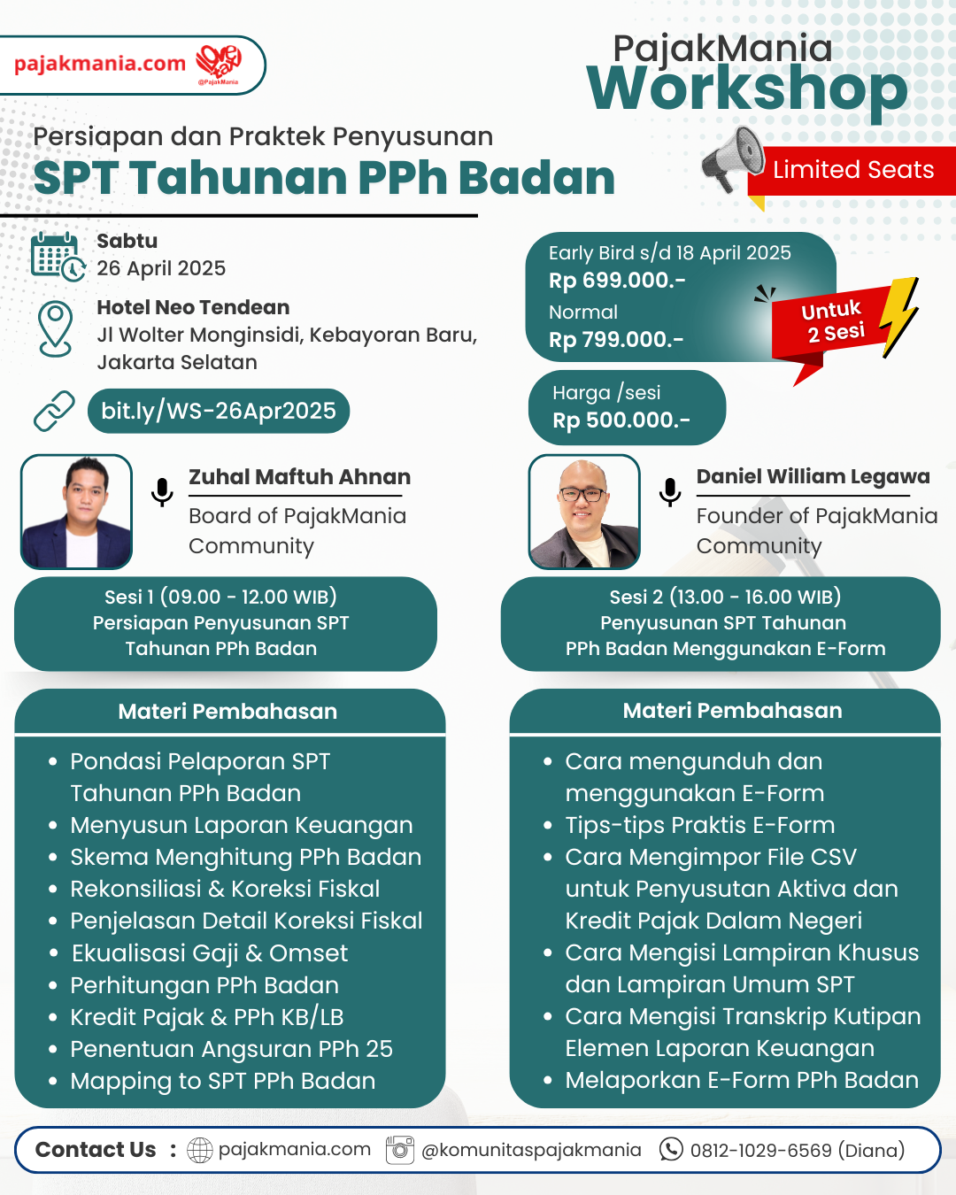 (Portrait) Flyer Acara PajakMania