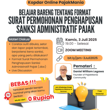 Kopdar Online PajakMania 3 Juli 2025