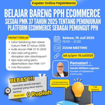 Kopdar Online PajakMania 15 Juli 2025