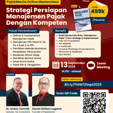 PajakMania Online Masterclass - 13 September 2025