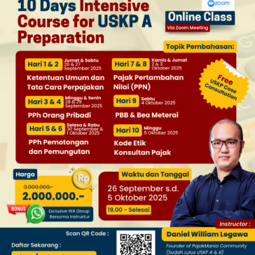 PajakMania - 10 Days Intensive Course for USKP A Preparation
