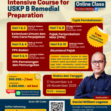 PajakMania - Intensive Course For USKP B Remedial Preparation
